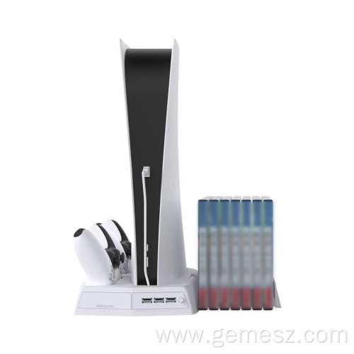 Cooling Fan Charging Dock Vertical Stand for PS5